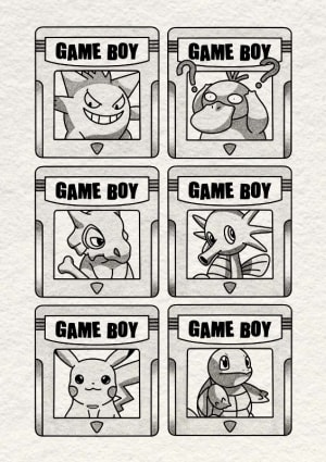 Image of Pokemon Gameboy carts