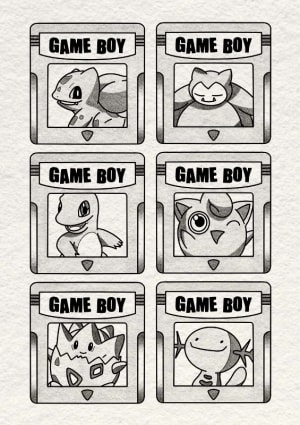 Image of Pokemon gameboy carts