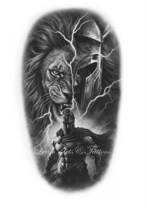 Image of Lion/spartan