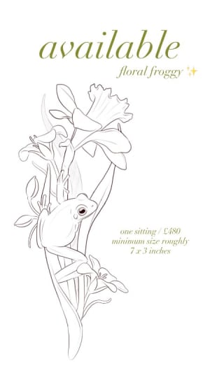 Image of floral froggy 