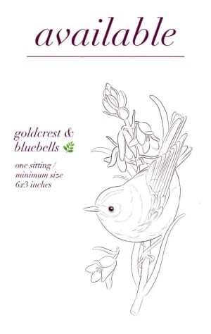 Image of goldcrest bluebells 