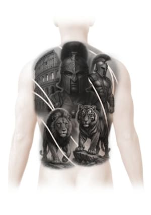 Image of Roman Arena Backpiece