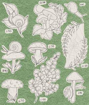 Image of Nature flash sheet 1