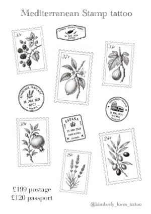 Image of Mediterranean postage stamps
