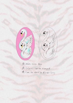 Image of Swan pendant 