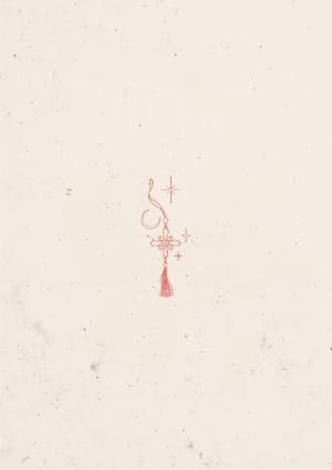 Image of Celestial , ornate tassel - 8cm 