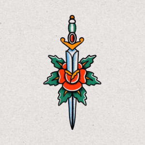 Image of Rose + Dagger