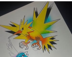 Image of Zapdos - Minimum 4 Inches