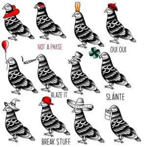 Image of Pigeon designs pt3, £120 each 