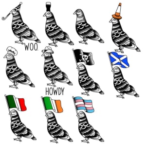 Image of Pigeon designs pt4 - £120 each 
