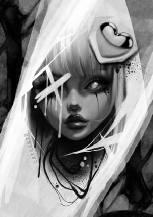 Image of Abstract Chrome Heart