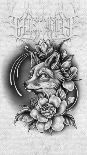 Image of Floral Fox