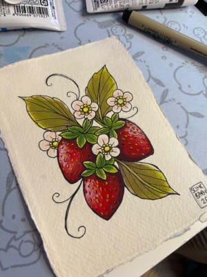 Image of Strawberry (palm sized ish )