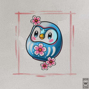 Image of Piplup Daruma 