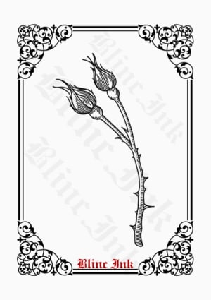Image of Pair of closed roses