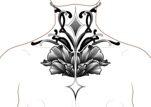 Image of Chest/Neck flornamental