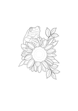 Image of Floral frog
