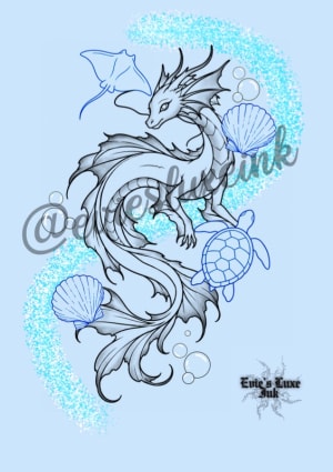 Image of Aqua dragon 