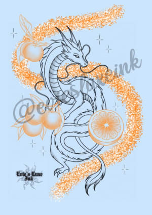 Image of Orange dragon 