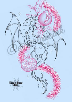 Image of Pomegranate dragon 