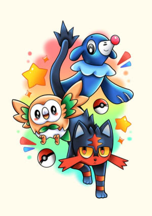 Image of Alolan Starter Trio