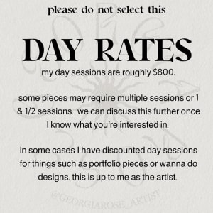 Image of day rate sessions