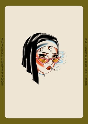 Image of Smoking Nun