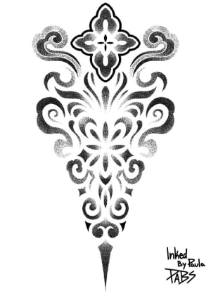Image of Dotwork crest