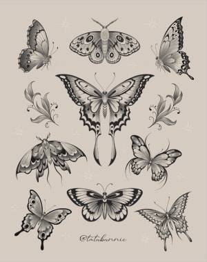 Image of Butterflies and moths sheet 