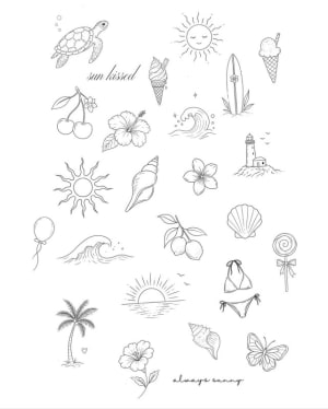 Image of Summer mini tattoos 