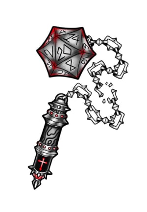 Image of Dark Flail (Stipple)