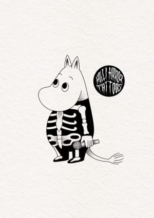 Image of Gerard skeleton Moomin 
