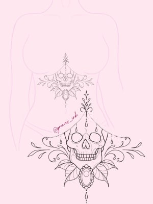 Image of Skull sternum piece