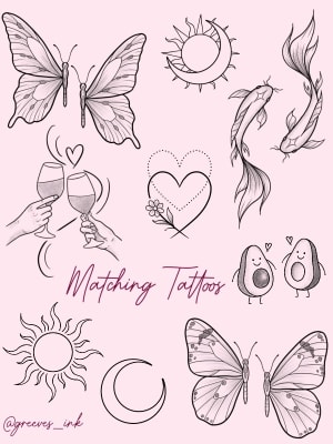 Image of Matching tattoos