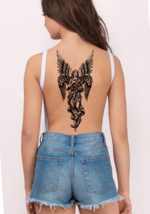 Image of Angel / filigree back 