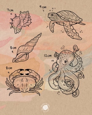 Image of Aquatic Life Sheet 2