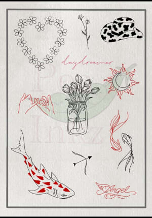 Image of Black & Red