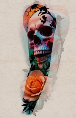Image of Colourful Skull 