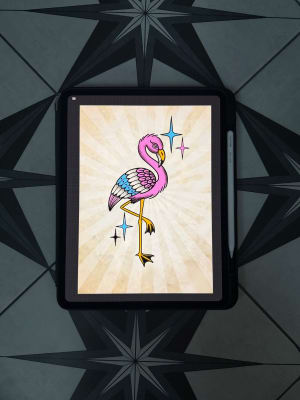 Image of Flamingo - colour or black/grey 