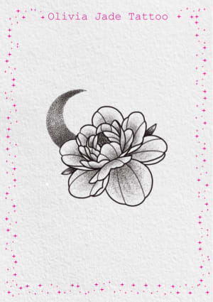 Image of Moon and peony