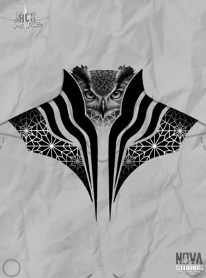 Image of Owl Throat/Chest piece