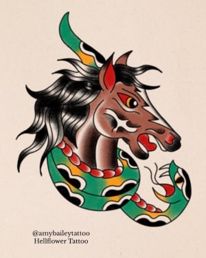 Image of Horse & Snake