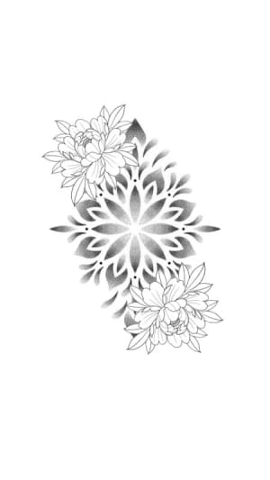 Image of Floral mandala 1