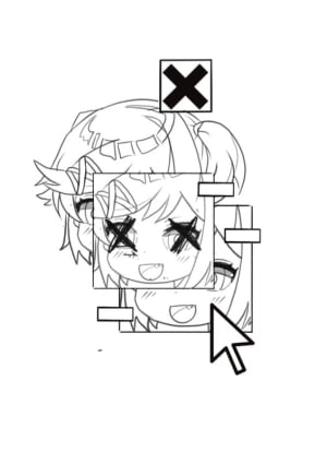 Image of Natsuki glitch
