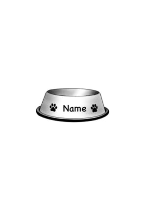 Image of Custom name pet bowl