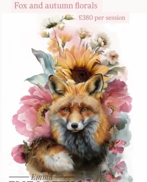 Image of Fox and Autumn Florals (priced per session) 