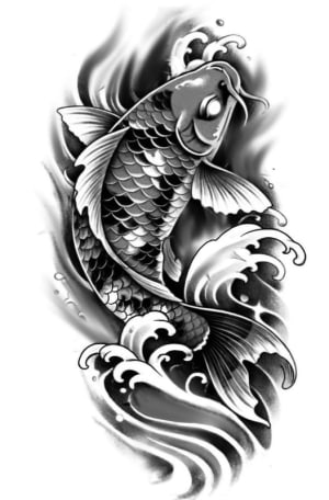 Image of Koi Fish Half Sleeve