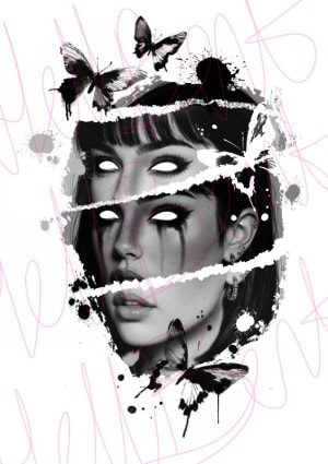 Image of Butterfly portrait 