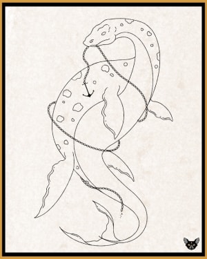 Image of Loch Ness monster