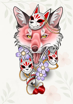 Image of Pink Fox - Colour 